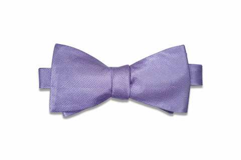 Platinum Aisle Silk Bow Tie (Self-Tie)