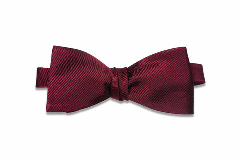 Platinum Aisle Silk Bow Tie (Self-Tie)