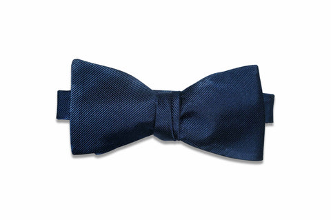 Platinum Aisle Silk Bow Tie (Self-Tie)