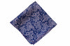 Axminister Blue Silk Pocket Square