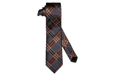 Barclay Grey Silk Tie