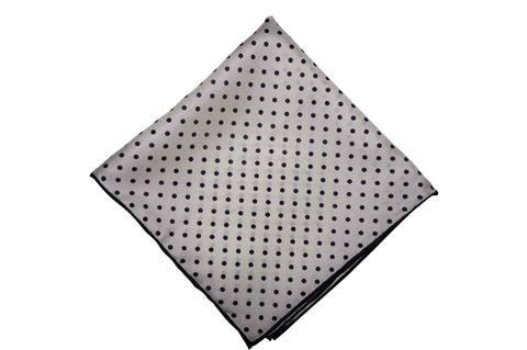 Yellow Piping Cotton Pocket Square