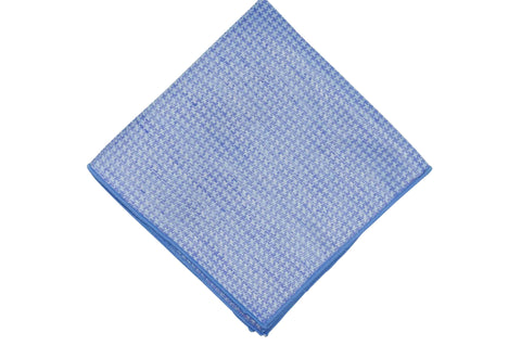 Yellow Piping Cotton Pocket Square