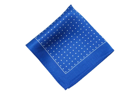 Yellow Piping Cotton Pocket Square