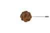 Brown Felt Overlay Lapel Flower