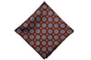 Brown Blues Silk Pocket Square