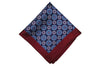 Burgundy Pain Silk Pocket Square