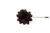 Burgundy Petal Lapel Flower