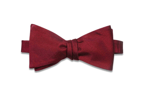 Platinum Aisle Silk Bow Tie (Self-Tie)