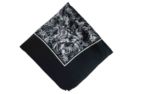 Cambridge Paisley Silk Pocket Square