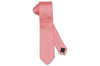 Coral Squares Silk Skinny Tie
