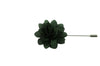 Dark Green Petal Lapel Flower