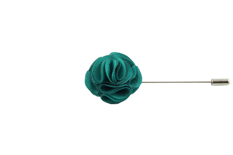 Emerald Twirl Lapel Flower