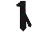 Green Framed Cotton Skinny Tie