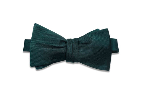Platinum Aisle Silk Bow Tie (Self-Tie)