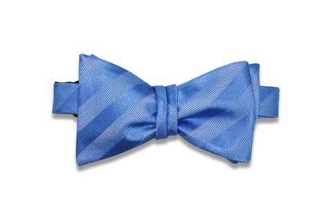 Lane Blue Silk Bow Tie (Self-Tie)