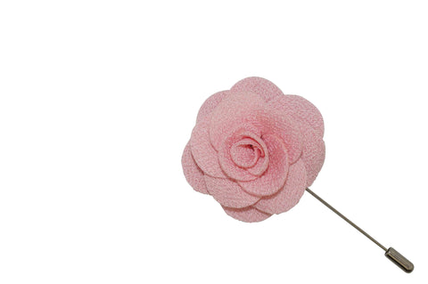 Large Blush Pink Lapel Flower