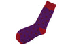 Maroon Purple Flamingo Socks