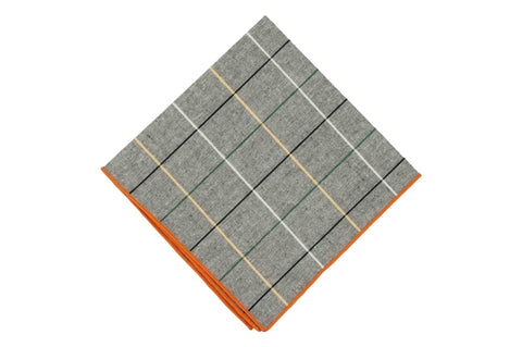 Misty Lanes Cotton Pocket Square