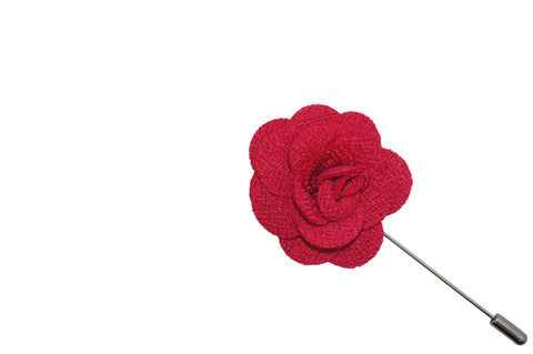 Pink Lapel Flower