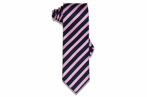 Burgundy Stripes Silk Tie