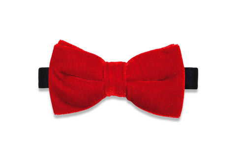 Green Velvet Bow Tie (pre-tied)