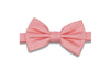 Salmon Pin Dots Silk Bow Tie (Pre-Tied)