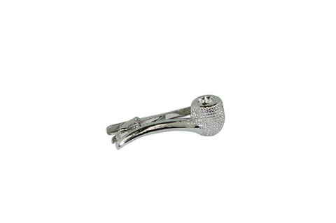 Silver Pipe Tie Bar