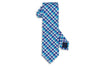 Strike Blue Cotton Tie