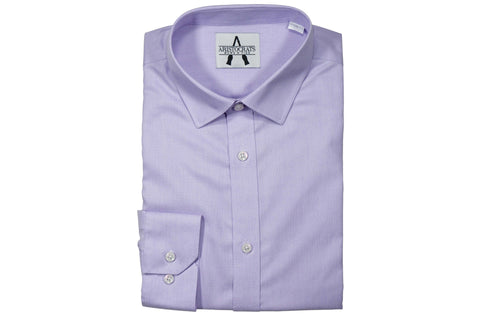 Texture Light Purple Dress Shirt