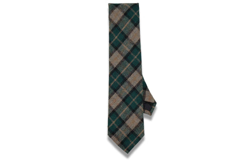 Willy Wonka Green Wool Skinny Tie