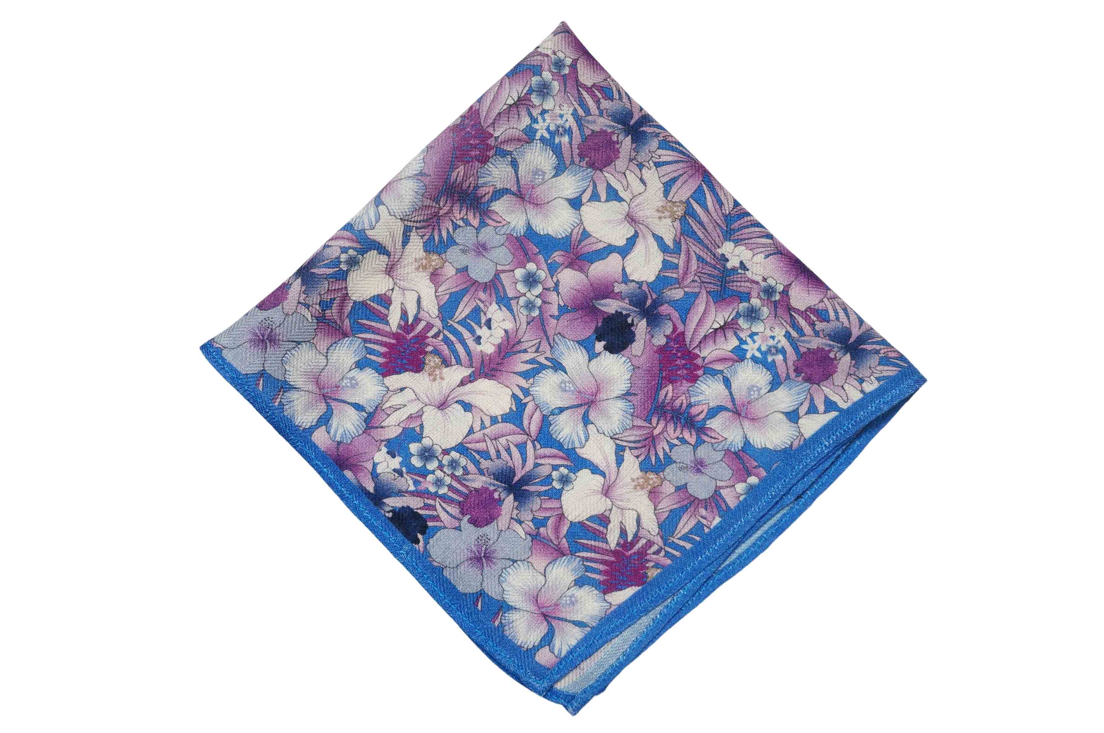 Floral Wool Pocket Square – Aristocrats Bows N Ties
