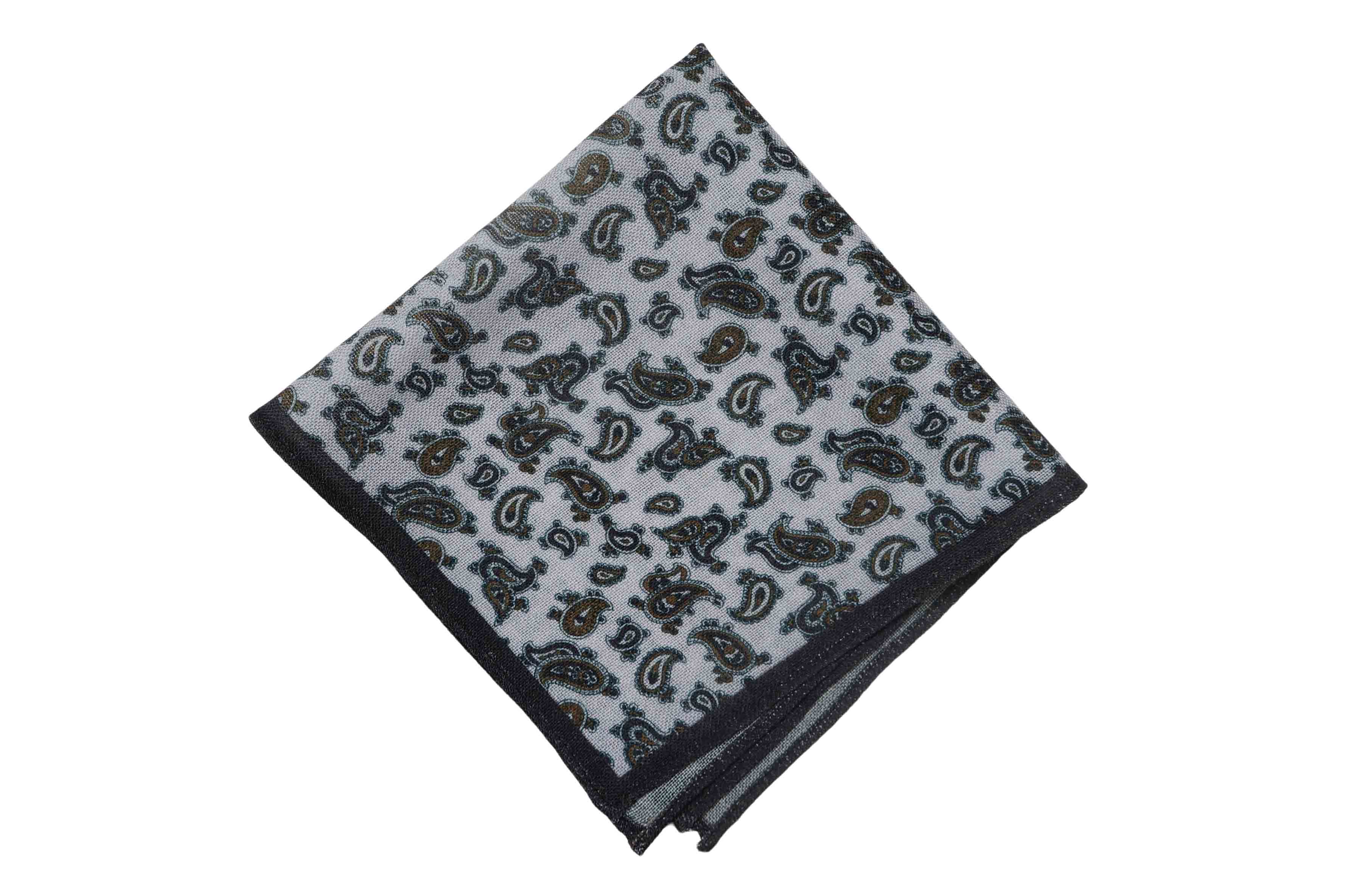 Gateshead Paisley Wool Pocket Square – Aristocrats Bows N Ties