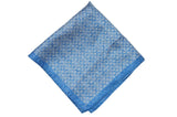 Ives Blue Silk Pocket Square