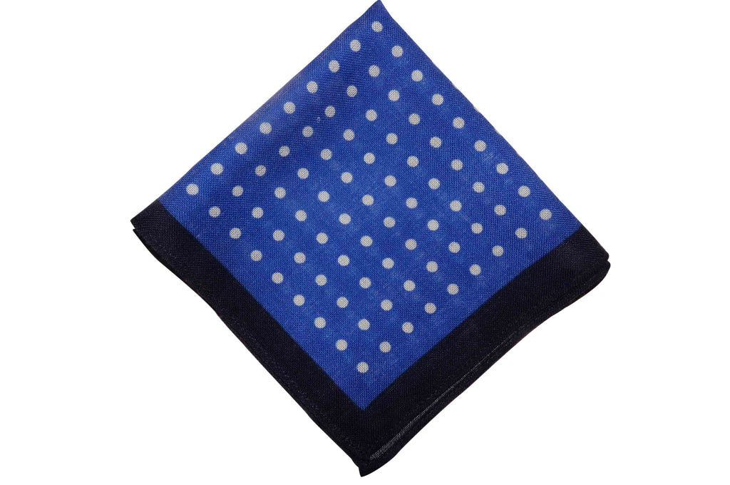 Acrington Dotted Wool Pocket Square