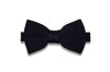 Aristocrat Black Knitted Bow Tie (pre-tied)