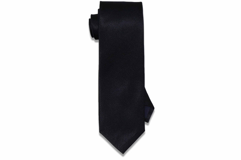 Aristocrat Black Silk Tie