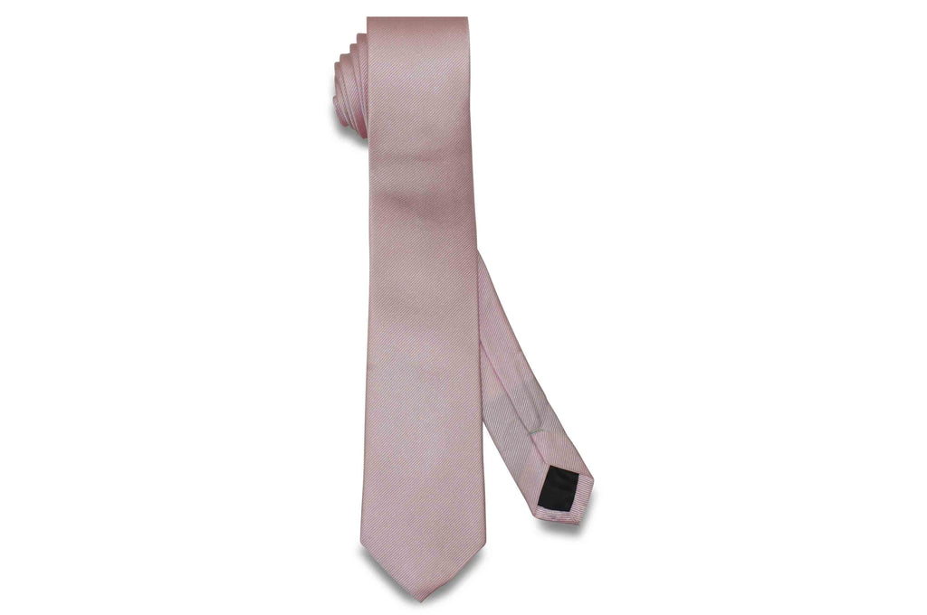 Aristocrat Blush Pink Silk Skinny Tie