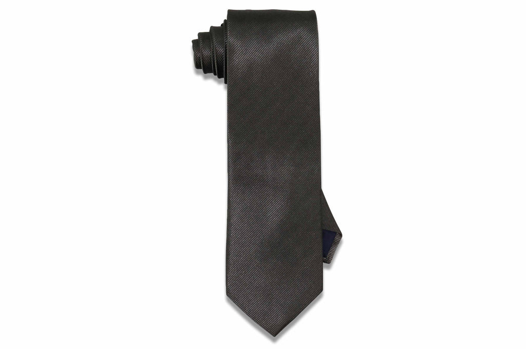 Aristocrat Dark Grey Silk Tie