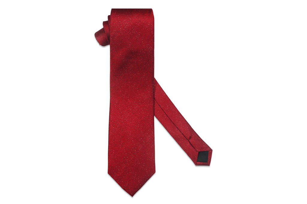 Bexhill Maroon Silk Tie