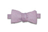 Blue Pink Linen Bow Tie (Self-Tie)