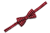 Red White Polka Dot Bow Tie (Boys)