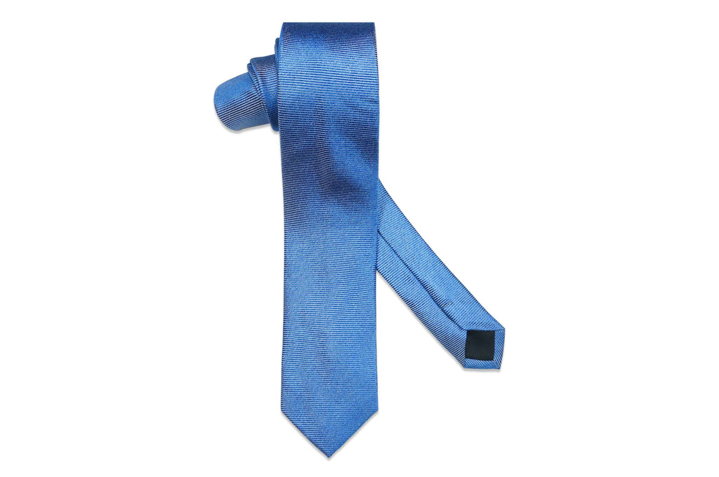 Brentwood Blue Silk Skinny Tie