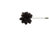 Brown Petal Lapel Flower