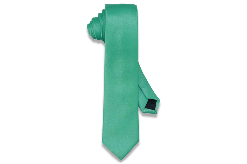 Cabana Green Skinny Tie