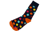 Colored Dots Men's Socks