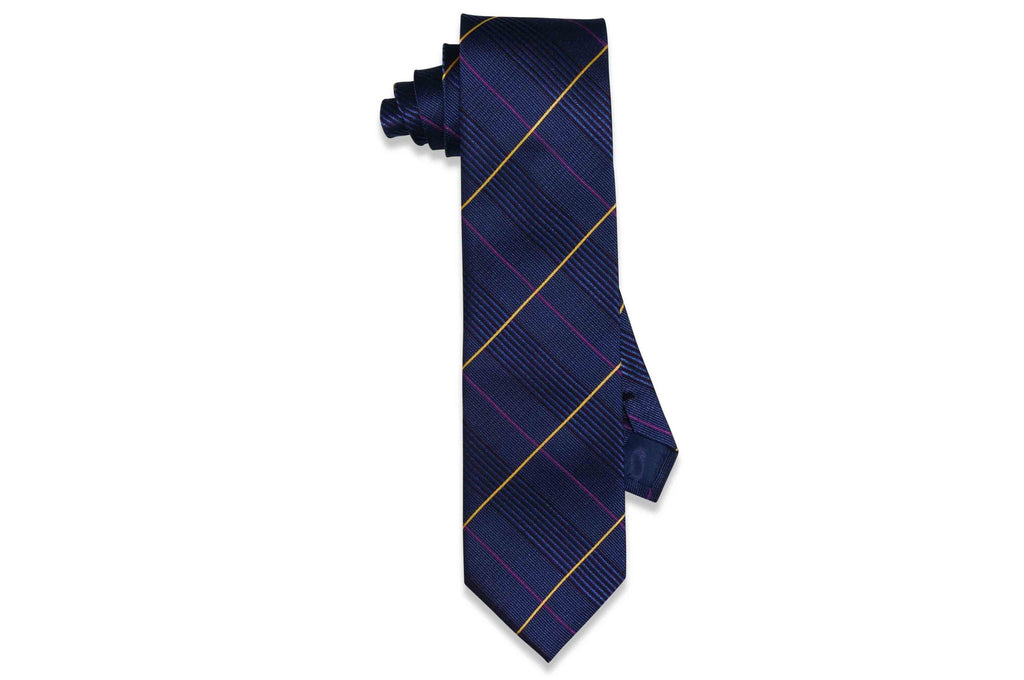 Cross Stripes Silk Tie