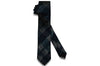 Dark Navy Noise Silk Skinny Tie