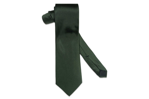 Deep Green Silk Tie