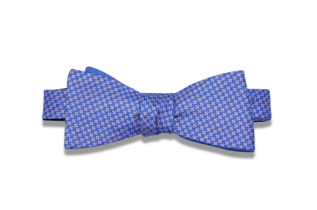 Double Sided Purple Silk Bow Tie (self-tie)